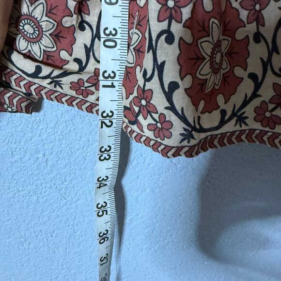 Sea New York Fernanda Tile Print Flutter Sleeve Dress XXS - Picture 10 of 10